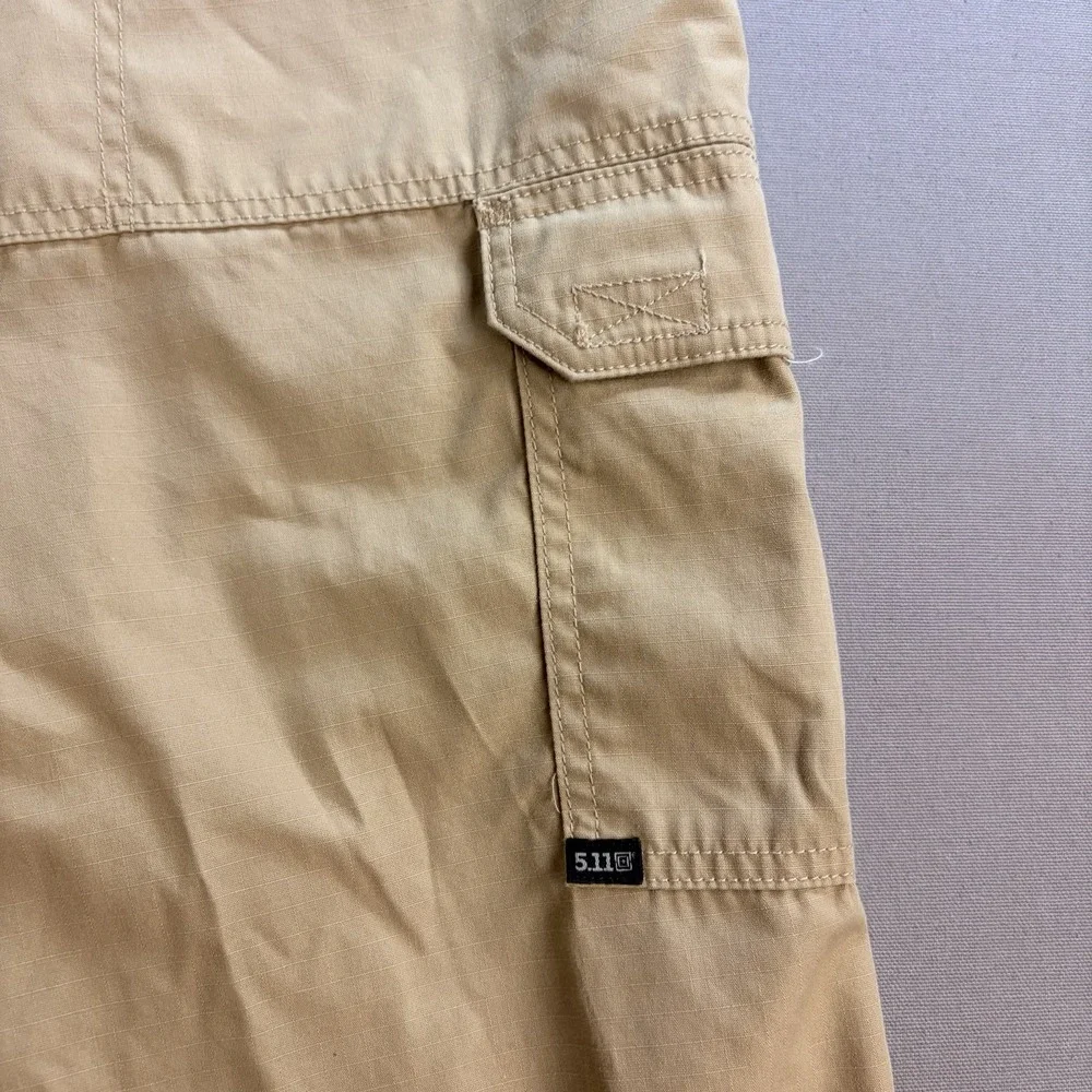5.11 Tactical Taclite Pro Men's 40x36 Khaki Ripstop Cargo Pants 74273